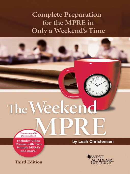 Title details for The Weekend MPRE by Leah Christensen - Wait list